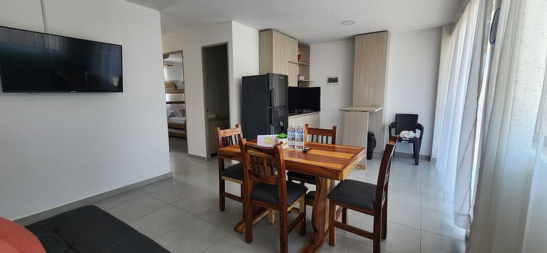 Hermoso Apartamento frente al mar San Bernardo